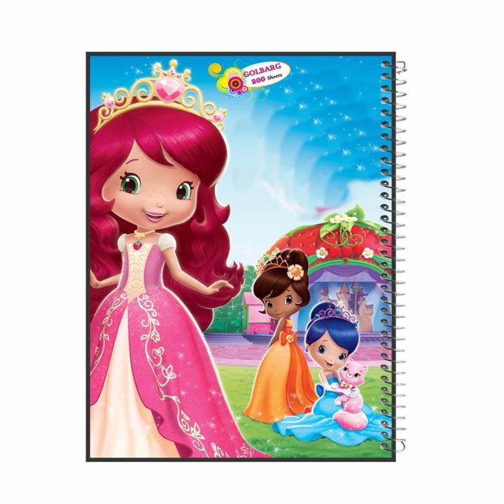 دفتر مشق 200 برگ گلبرگ طرح سوفیا دخترانه کد 5058